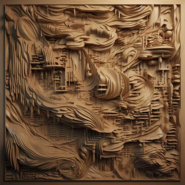 نموذج ثلاثي الأبعاد لآلة CNC 3D Art 